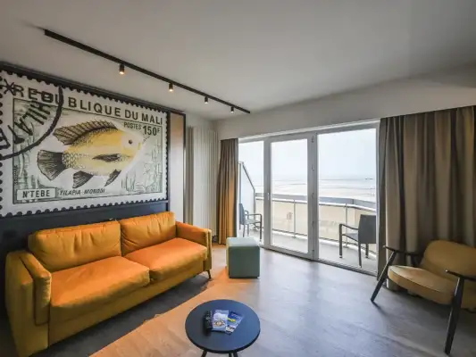Een kamer van Vayamundo Oostende met zeezicht