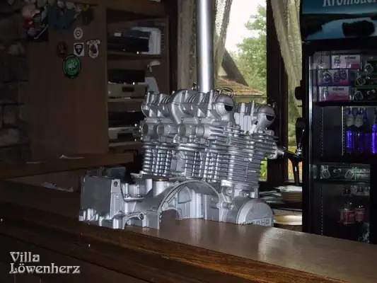 De kenmerkende bar van Villa Löwenherz De kenmerkende bar van Villa Löwenherz