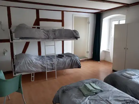 Een 4 persoonskamer Een 4 persoonskamer