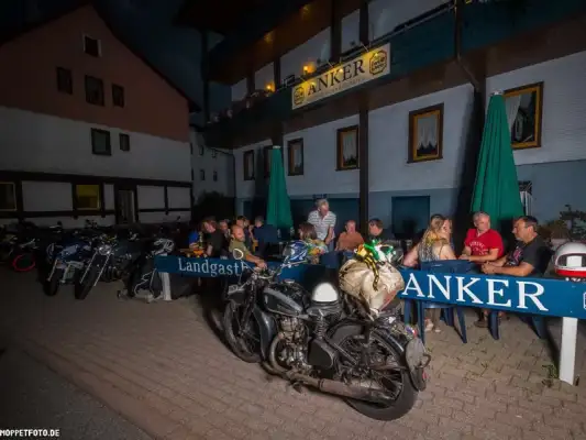 Het terras van Landgasthof Anker