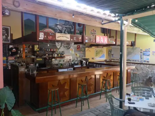 De bar bij Rendezvous Moto