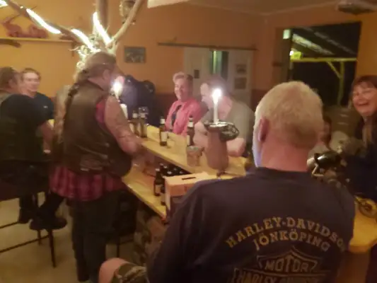 De gezellige binnenbar van Moto Pareto B&B De gezellige binnenbar van Moto Pareto B&B