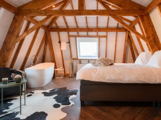 Een kamer met sanitair Een kamer met sanitair