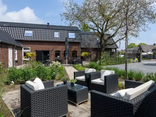 Het terras van Hostellerie Horst Het terras van Hostellerie Horst