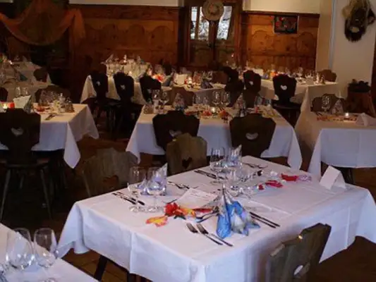 Het restaurant van Alpin Center Sustenpass