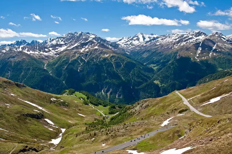 Omgeving motorrijden in Salzburger Land in Oostenrijk
